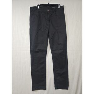 Gionfriddo‎ Men's Pants Black Size 32x33 Cotton Blend Pockets Straight Leg Italy